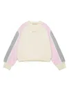 Marni Colour-block Sweatshirt In Gelb