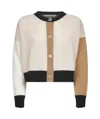 Marni Pink Color Block Cashmere Cardigan