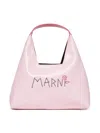 Marni Colourblock Shoulder Bag In Pink
