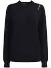 Marni Colourblock Sweater In Black