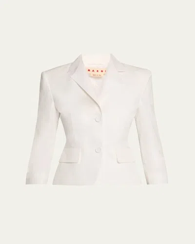 MARNI COMPACT ORGANIC COTTON POPLIN BABY JACKET