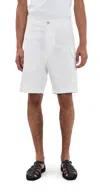 Marni Confetti Cotton Jacquard Cargo Shorts 7 Natural White In Natural White