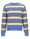 Marni Striped Pattern Round Neck Sweater