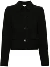Marni Contrast-stitching Jacket In Black