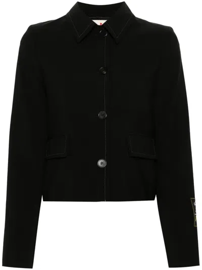 MARNI CONTRAST-STITCHING JACKET