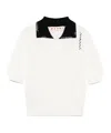 Marni Contrastíng-collar Polo Shirt In White