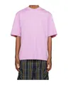 Marni Purple Paneled T-shirt In Pink