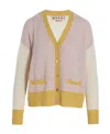 Marni Color Block Cardigan Sweater, Cardigans Multicolor In Nude
