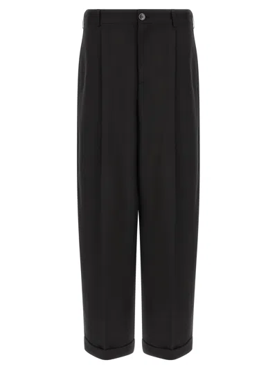 Marni Black Relaxed Pleated Pants