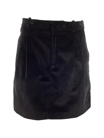 Pre-owned Marni Corduroy A-line Skirt In Black