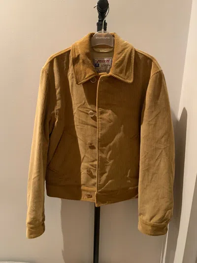 Pre-owned Marni Corduroy Jacket In Yellow