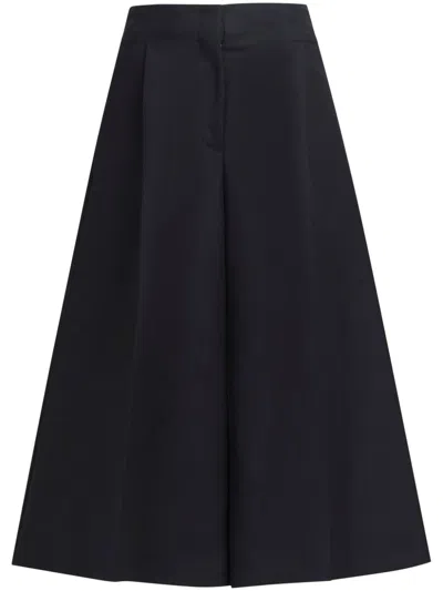 Marni Cotton Bermuda Shorts In Black