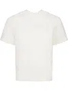 Marni White Cotton-viscose Back-to-front Shirt Top With Dotty Check In White
