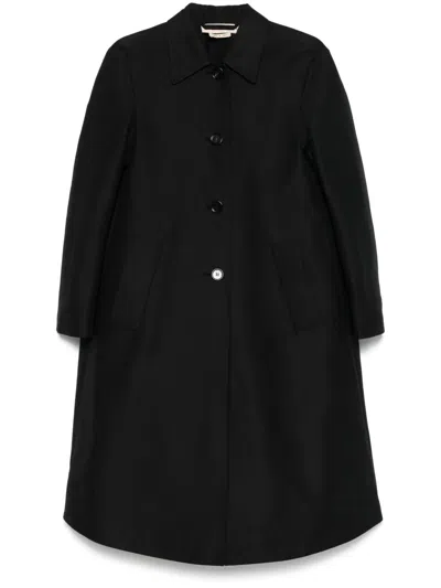 Marni Cotton Coat In Black