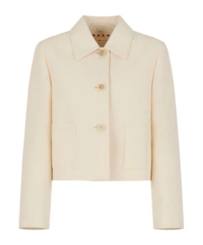 MARNI COTTON CROPPED JACKET