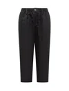 Marni Water-repellent Taffeta Trousers In Black