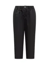 Marni Water-repellent Taffeta Trousers In Black