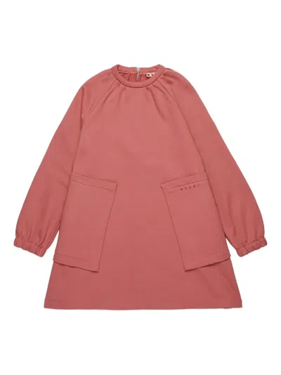 Marni Kids' Cotton Dress In Pink