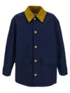 Marni Parka In Gabardine De Coton In Blue