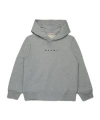 Marni Cotton Hoodie In Gray