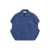 Marni Blue Stonewashed Jacket In Blue