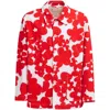 Marni Cotton Jacket With Collared Neck And Floral Pattern