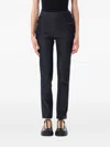 Marni Slim Denim Trousers Contrast Stitching In Blue