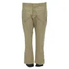 Marni Cotton Layered Hem Stirrup Jodhpur Pants In Brown