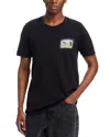 Marni Cotton Logo Graphic Tee In Black