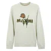 Marni Cotton Logo Sweatshirt In White