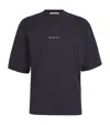 Marni Crew Neck Short Sleeves In Black