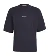 Marni Crew Neck Short Sleeves In Black