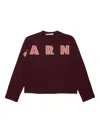 Marni Cotton Long Sleeve T-shirt In Brown