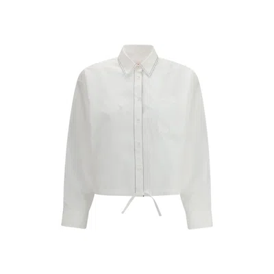 Marni Cotton Long-sleeve Shirt In White