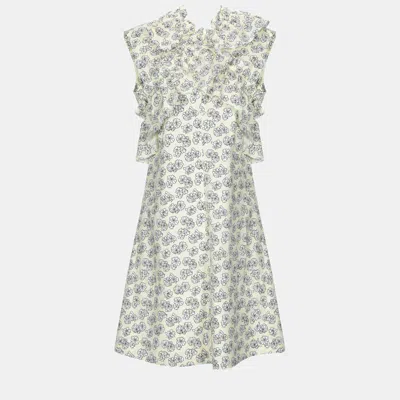 Pre-owned Marni Cotton Mini Dress 40 In White