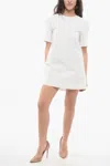 Marni Crewneck Mini T-shirt Dress In White