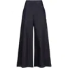 Marni Wide Leg Cotton Jeans With Raw Finish