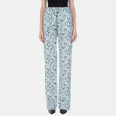Pre-owned Marni Cotton Pants 42 In Blue
