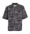 MARNI COTTON PRINTED BOWLING SHIRT