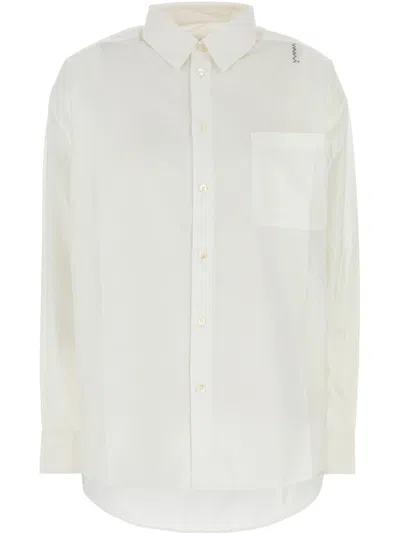 Marni White Cotton Poplin Shirt