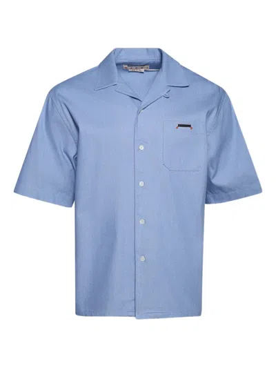 Marni Blue Denim Bowling Shirt