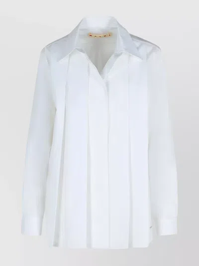MARNI COTTON SHIRT COLLARED DESIGN LONG SLEEVES