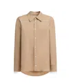 Marni Cotton Shirt In Nude