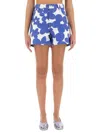 Marni Women's Floral Motif Shorts | Size 42 | Pama0543s0 In Multicolour