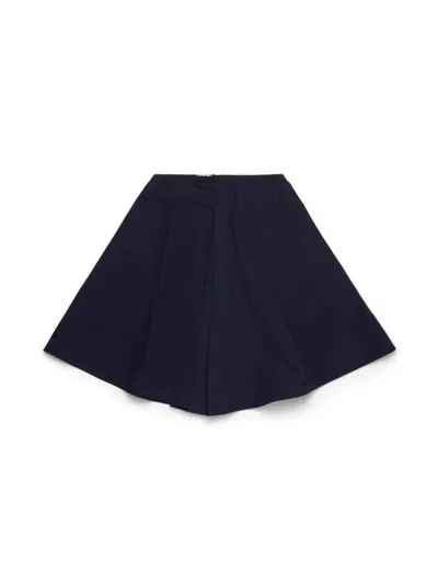 Marni Kids' Cotton Skirt In Blue
