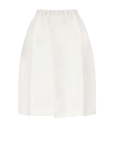 Marni Cotton Skirt In White