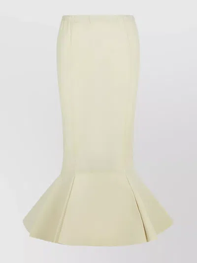 Marni Cotton Skirt With Elastic Waistband And Flared Hem