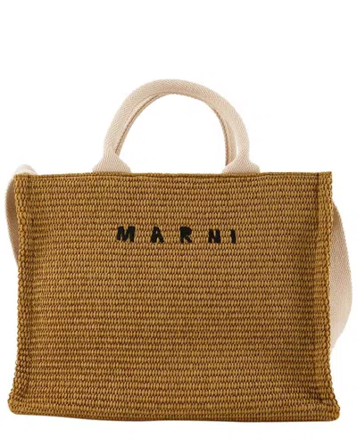 Marni Cotton Small Basket Shopper Bag