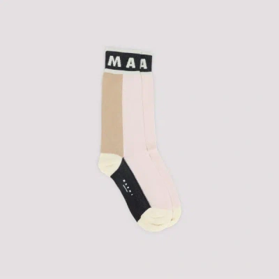 Marni Cotton Socks Unica In Multi