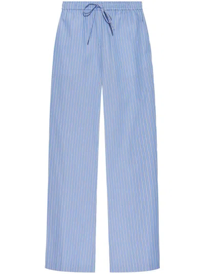 MARNI COTTON STRIPED TROUSERS